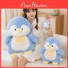 Cute Penguin Cub Plush Toy Fluffy Stuffed Animal For Valentine's Day Gift Best Friend Gift And Sister
