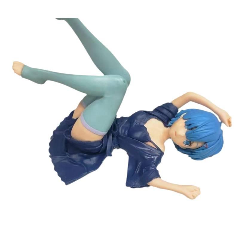 Re's life in a different world from scratch Lying Rem Car Rem Model Figure Beautiful Girl Ornament Doll