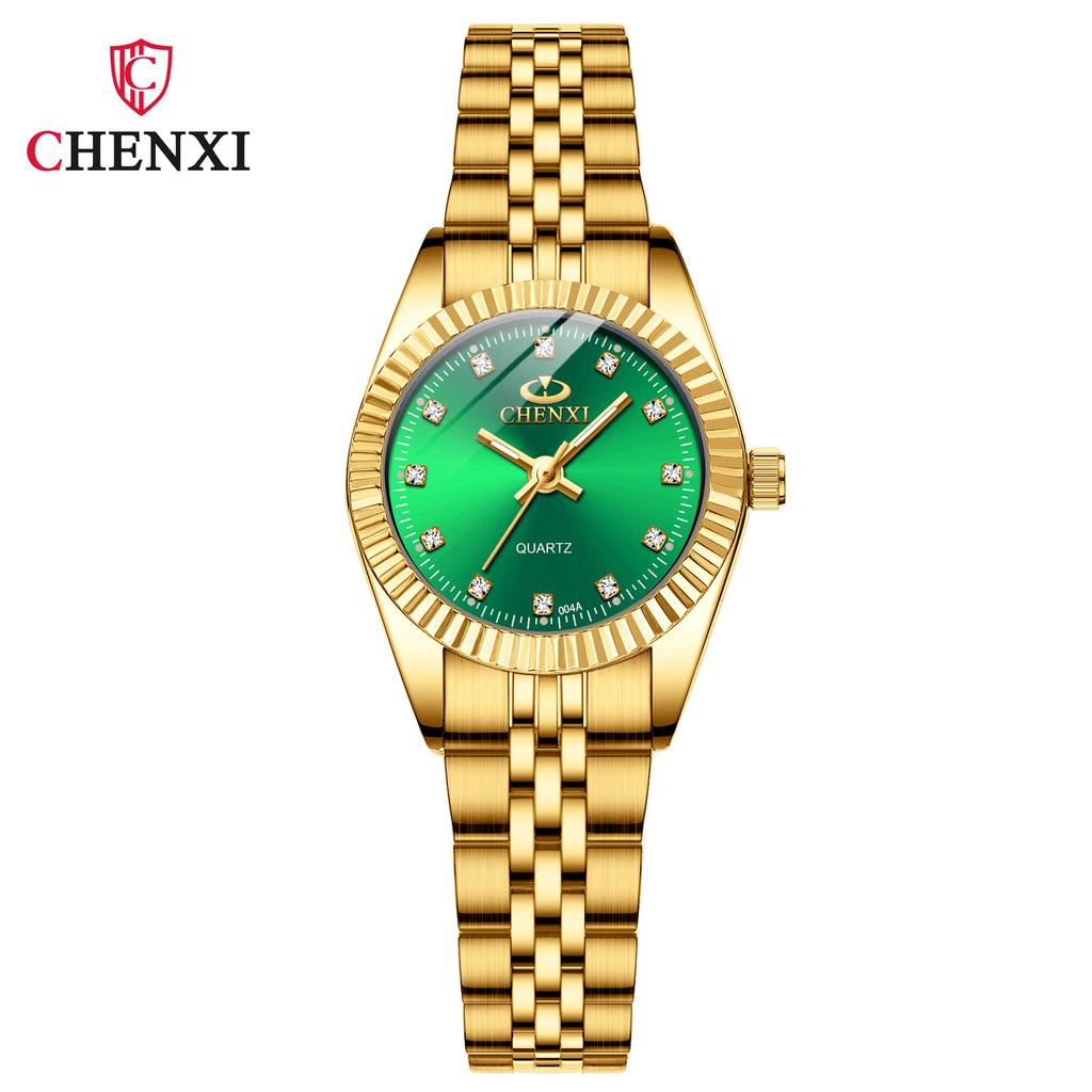 Men'S Women'S Watch Waterproof Alloy Watch Luminous Watch Women'S Men'S Gold Couple Watch
