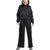 Nike Printed Letter Hooded Long-Sleeve Jacket Women Jackets Black DV8083-010