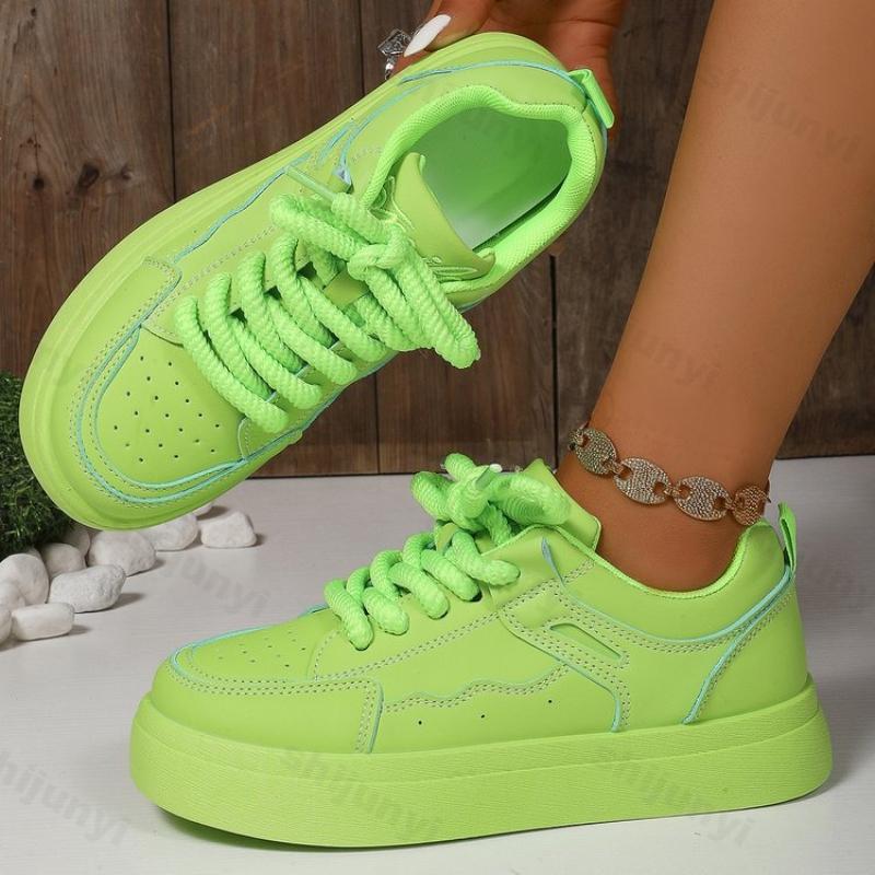 Large Size Women's Shoes Autumn 2025 New Trend Comfort Platform Sneakers Height Increase Outdoor Cross Tied Non Slip Board Shoes