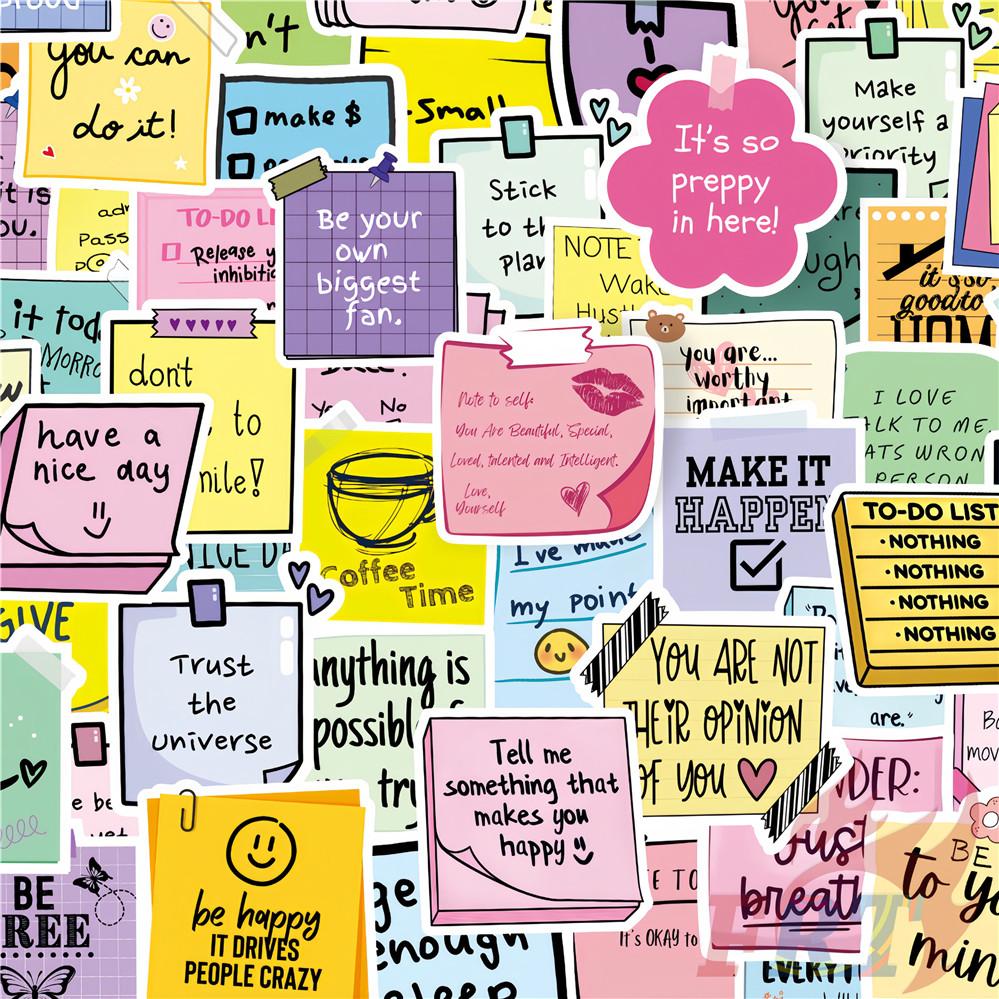 100Pcs/Set Funny Healing Label Art Series 01 Stickers DIY Scrapbooks Album Decor Decals Stickers