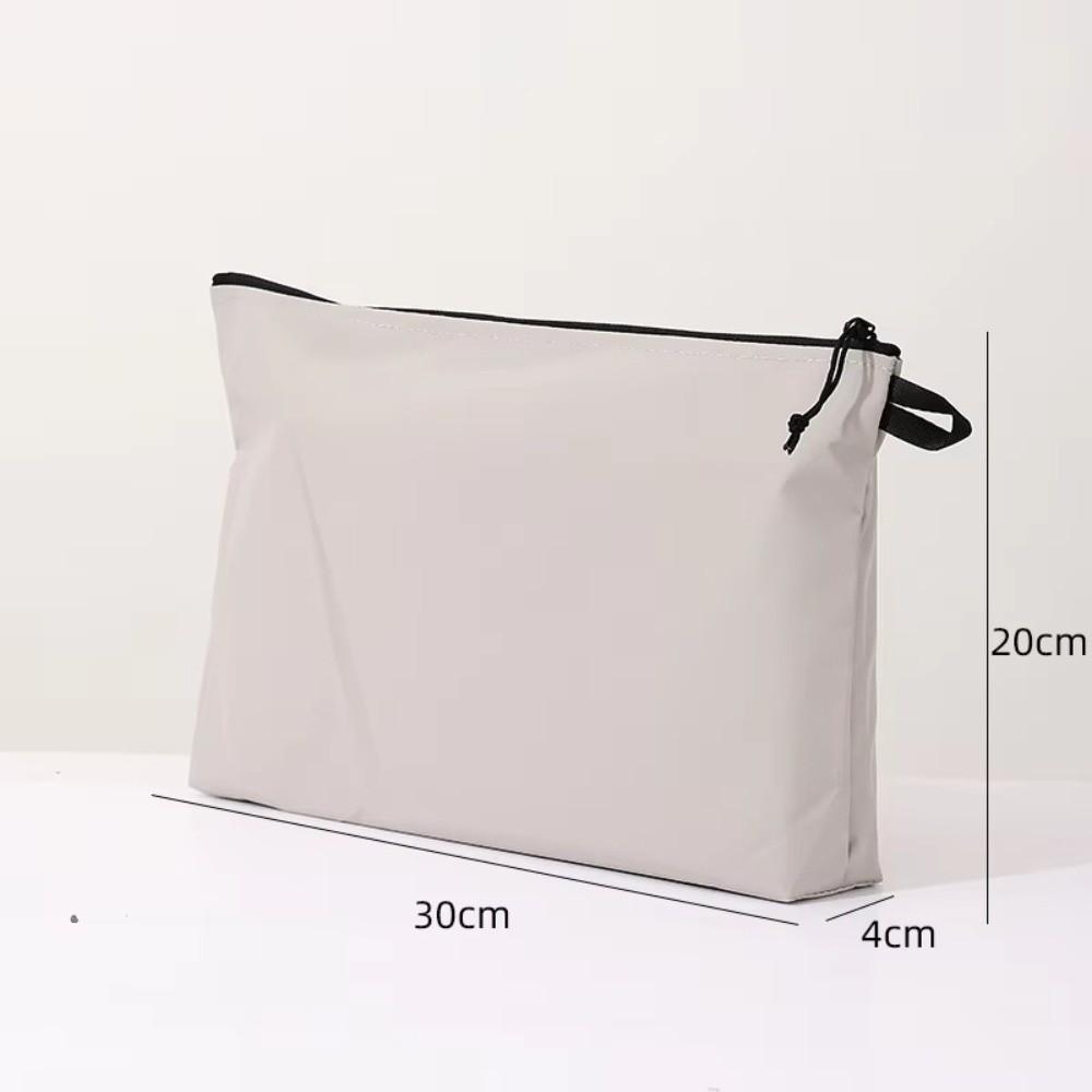 Portable Waterproof Tool Storage Bag Large Capacity Foldable Travel Toiletry Bag Solid Color Ultralight ID Bag