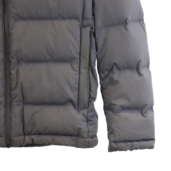 Uniqlo Seamless Down Jacket L Gray Hood Men's Used