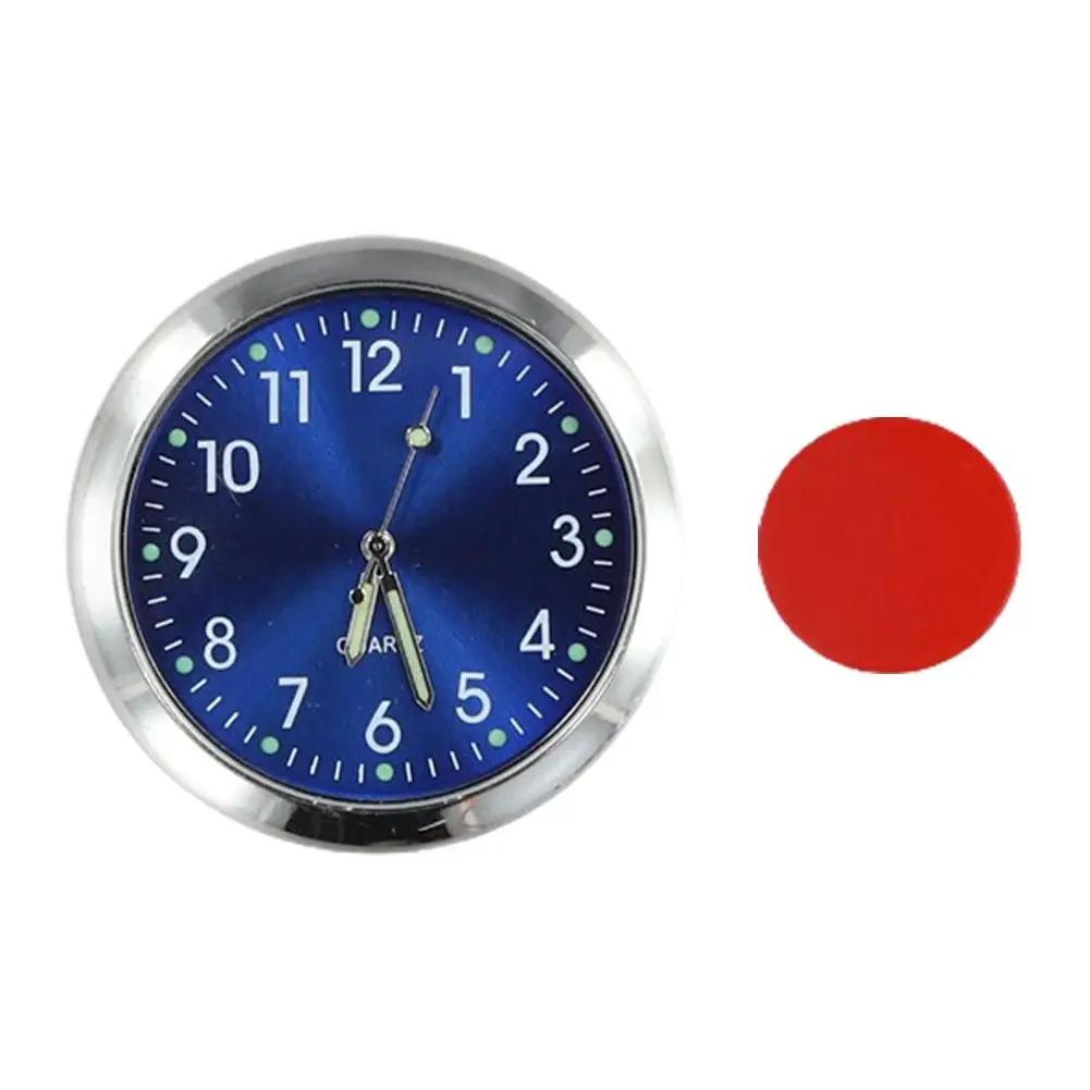 Car Watch Car Clock Night Light Decoration Mini Electronic Clock Waterproof Accessories Clock Interior Car Dashboard K5Q0