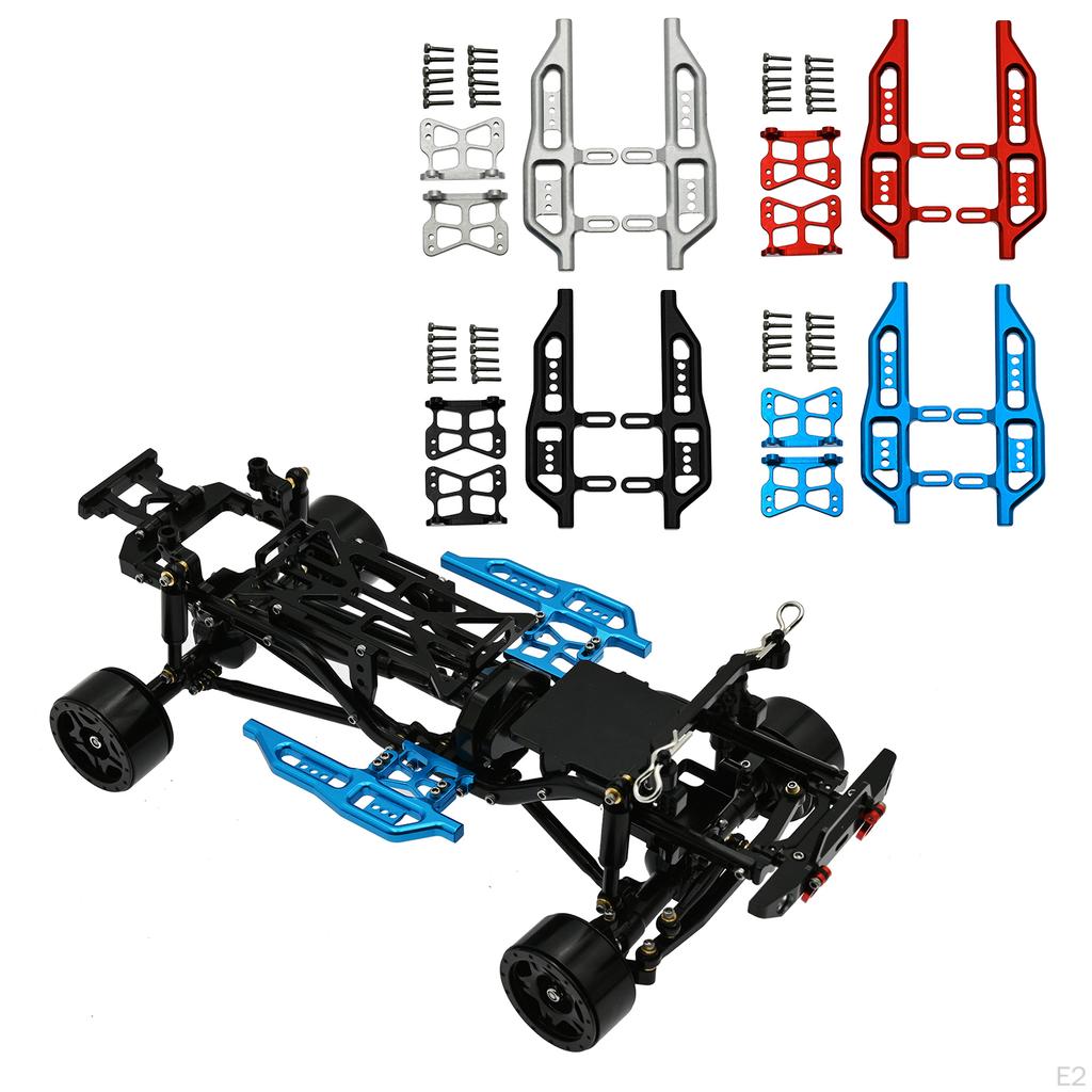 Metal Side Pedal Set Board Step for Axial SCX24 AXI00002 1/24 RC Car Spare Parts