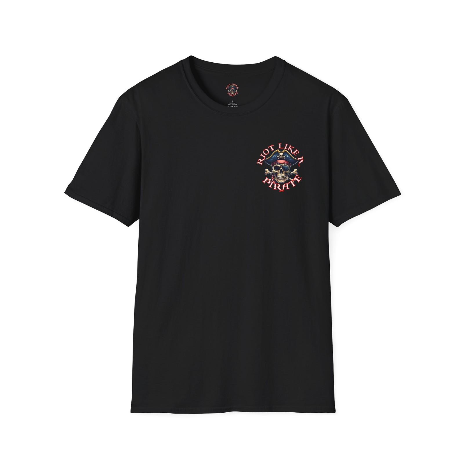 Riot Like A Pirate 26 Collectable Tee Unisex Softstyle Pirate T-Shirt S разноцветный