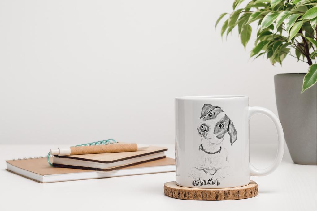 Jack Russell Terrier - Cup with a Dog, Personalized Cup with a Print, a Classic Gift for Everyone from the Art-Dog Brand