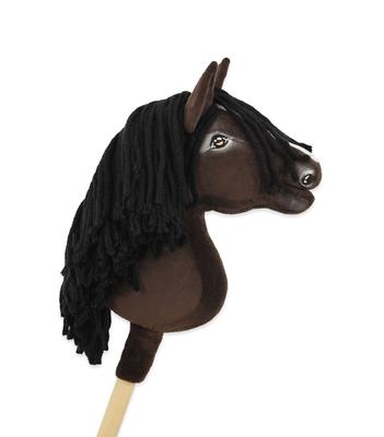 Hobby Horse Premium Small Stick Horse - Dark Bay A4