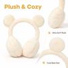 Winter Warm Plush Earmuffs with Bear Ear Design