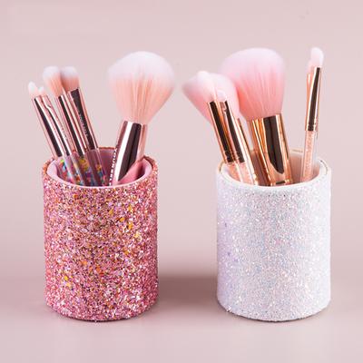 Glitterende Make-up Kwastenhouder Grote Capaciteit Pennendoos Bureau Organizer Opbergdoos Thuis School Kantoor Schrijfwaren Container