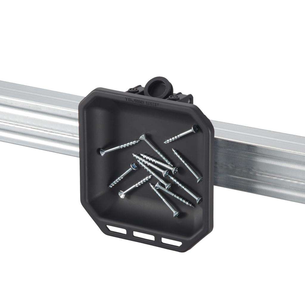 Tajima Safe System Safe Magnetic Tray for Resin Screws S Steel Screw Tray Safe Hook for Attaching to a Waist or Safe Toolbox Attaches to Steel Frames