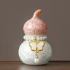 Crystal Glazed Mini Gourd Colorful Fortune Home Decorations Tea Playing Ornament Gift Chinese Style Tea Ceremony Accessories