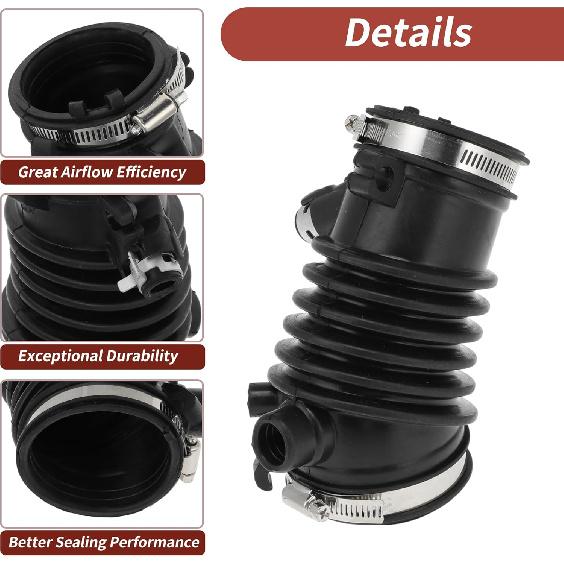 Motorluftansaugschlauch Rohr für Honda HR-V 2016 2017 2018 2019 2020 2021 2022 L4 1.8L Gummi Luftansaugrohr Schlauch mit Schellen