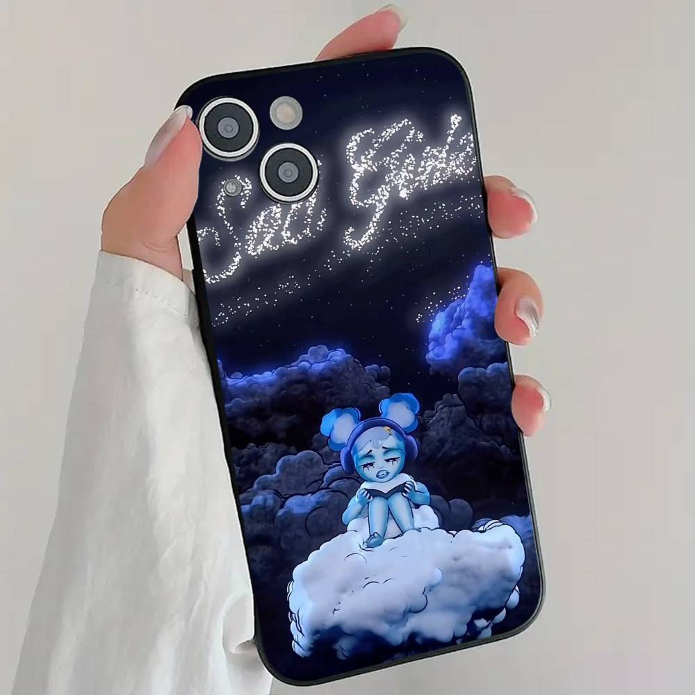 Rapper J-Junior H Sad Boyz Phone Case Cool Black Silicone Soft For IPhone 16 15 14 13 12 11 X XR Plus Pro Max Plus