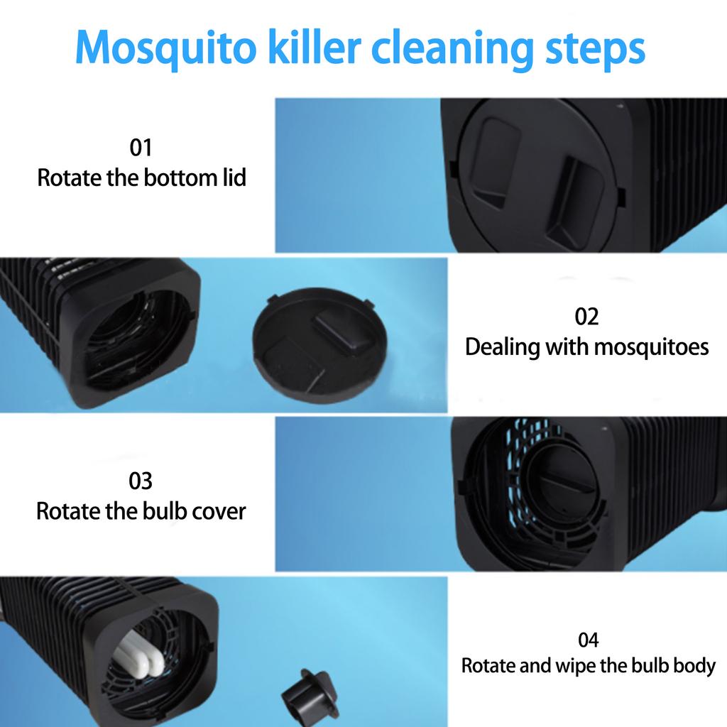 Electric Bug Fly Trap Lamp UV Light Mosquito Bug Fly Trap Insect Trap Lamp for Camping Hiking