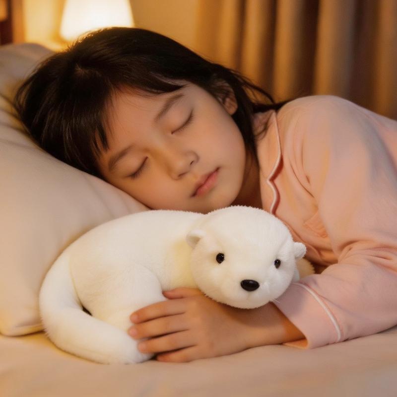 Nuovo Peluche Lontra Adorabile Realistica 35cm Lontra Peluche Giocattolo Peluche Animale di Peluche Giocattolo Bambola Rassicurante Kawaii Bambino Regalo di Compleanno Natale