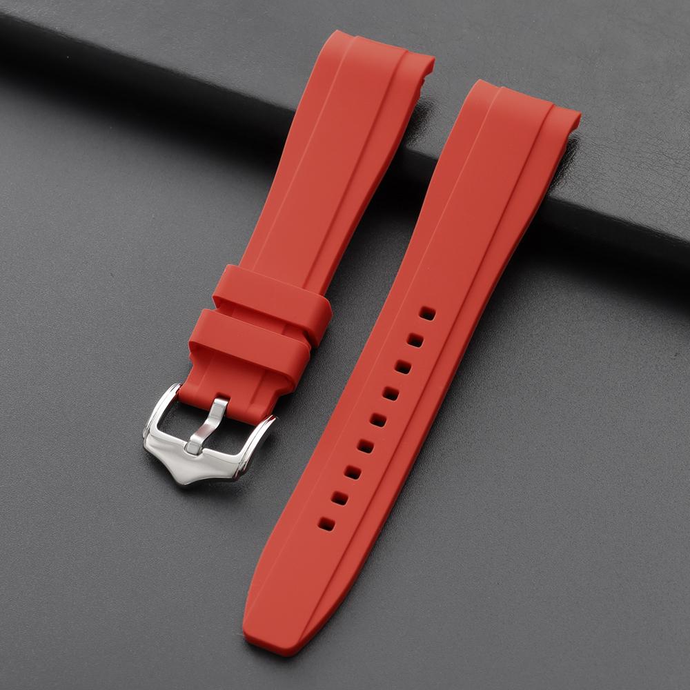 20mm22mm pentru Curea de Cauciuc Rolex pentru Swatch Universal Bărbați Femei Capăt Curbat Bandă de Ceas din Silicon pentru Citizen Sport Curea Impermeabilă