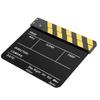 Acrylic 30x25cm Clapperboard Director Movie Clappers Film and Television Photography Prop