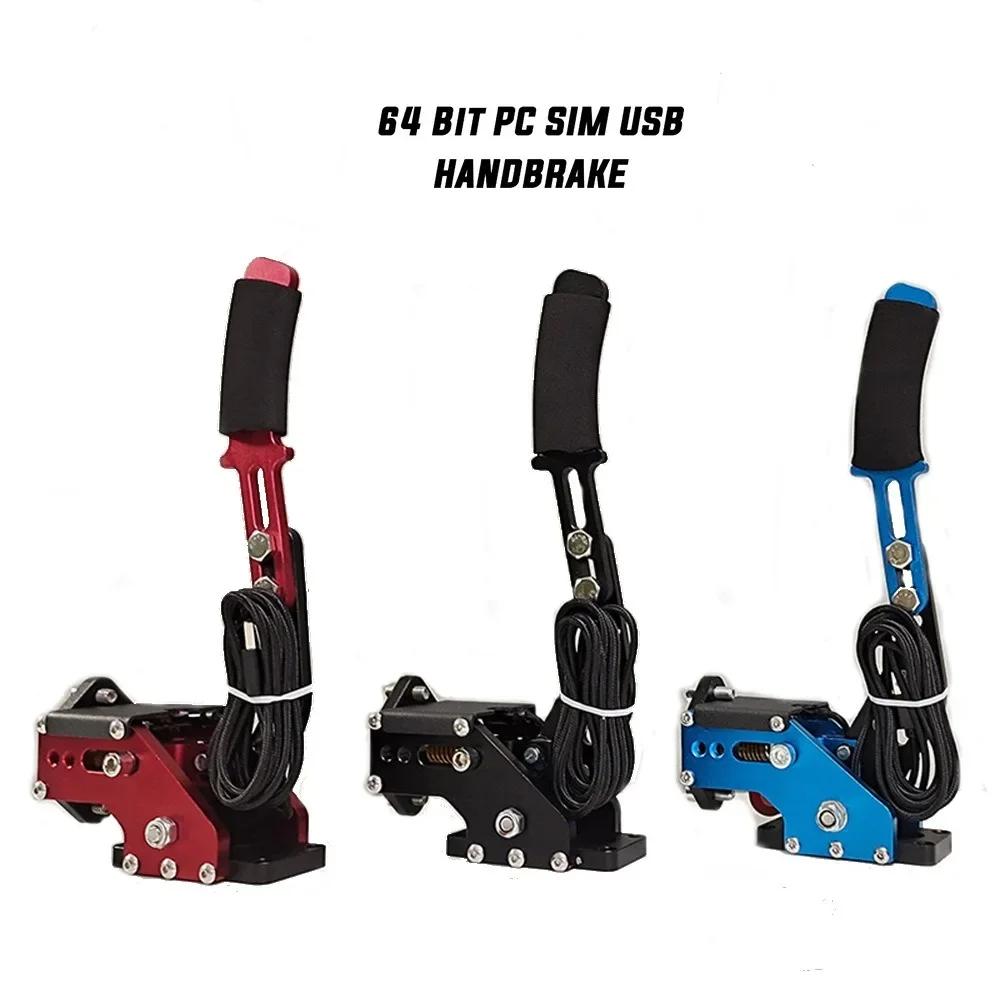 USB Handbrake SIM For G25/27/29 T300 T500 64Bit PC Racing Games Fanatecosw Dirt Rally Drift Hand Brake El Brakes Lever