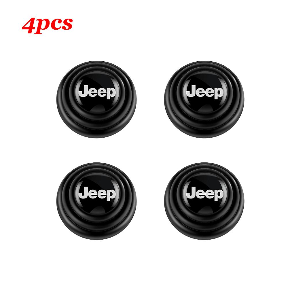 Per Jeep Guarnizione Ammortizzatore Portiera Auto Buffer Paracolpi Adesivo in Silicone per Jeep Renegade Compass Grand Cherokee Wrang