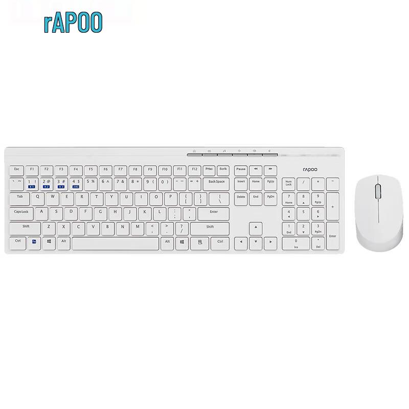 

Rapoo 8100GT Multi-Mode Wireless Keyboard and Mouse Combo