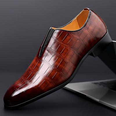 Scarpe Eleganti da Uomo 2025 Stile Britannico Retro Scarpe da Festa Matrimonio per Uomo Mocassini Traspiranti Oxford di Lusso Designer Scarpe Formali da Uomo
