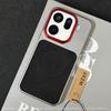 For OPPO Find X9 Pro Case Luxury For MagSafe Magnetic Velvet PU Leather Splicing Electroplated PC Lightweight Hard Cover