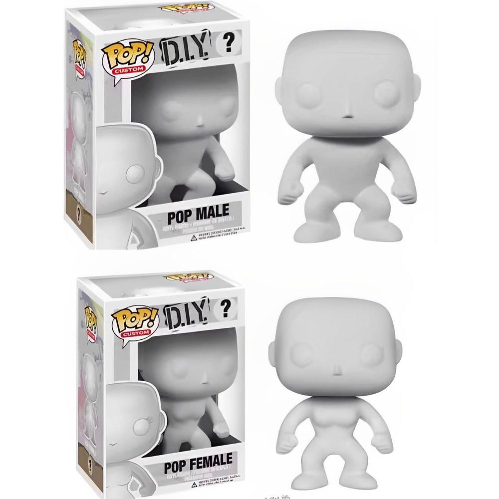Pop Diy Male Female Figures For Customization And Personalization