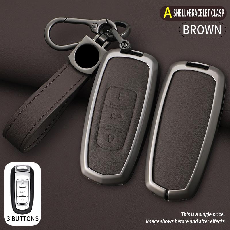 Zinc Alloy Car Key Case Cover Shell For Geely Emgrand X7 Gs Gx3 Gt Gc9 Ec7 Gc715 Ec718 Englon Sc3 Atlas Pro Keyless Remote Fob