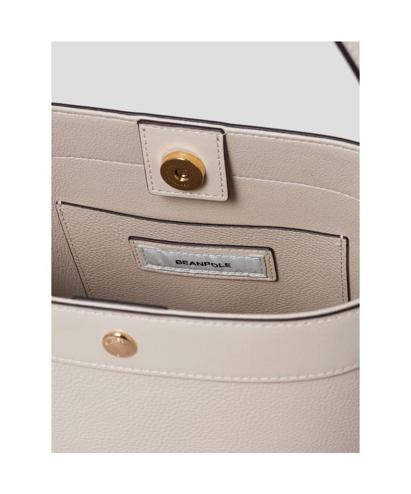 Beanpole Accessory Ivy Leather Tote Bag Ivory