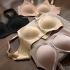 High-end Satin Deep V Seamless Underwear Women's Soft Support Side Pull Up Support Comfortable Nude Women's Underwear