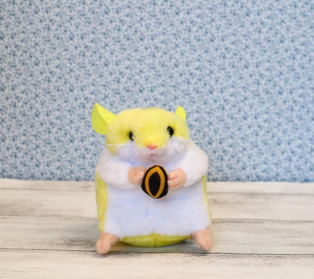 Takeoff Baby Palette Hamster Plush Toy, Yellow