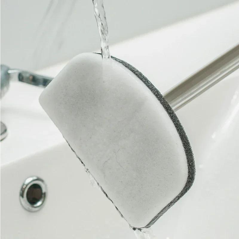 Bathroom Wall Brush Multi-function Cleaning Brush Long Handle Replaceable Household Bathtub Ceramic Tile Wall Glass Sponge Brush