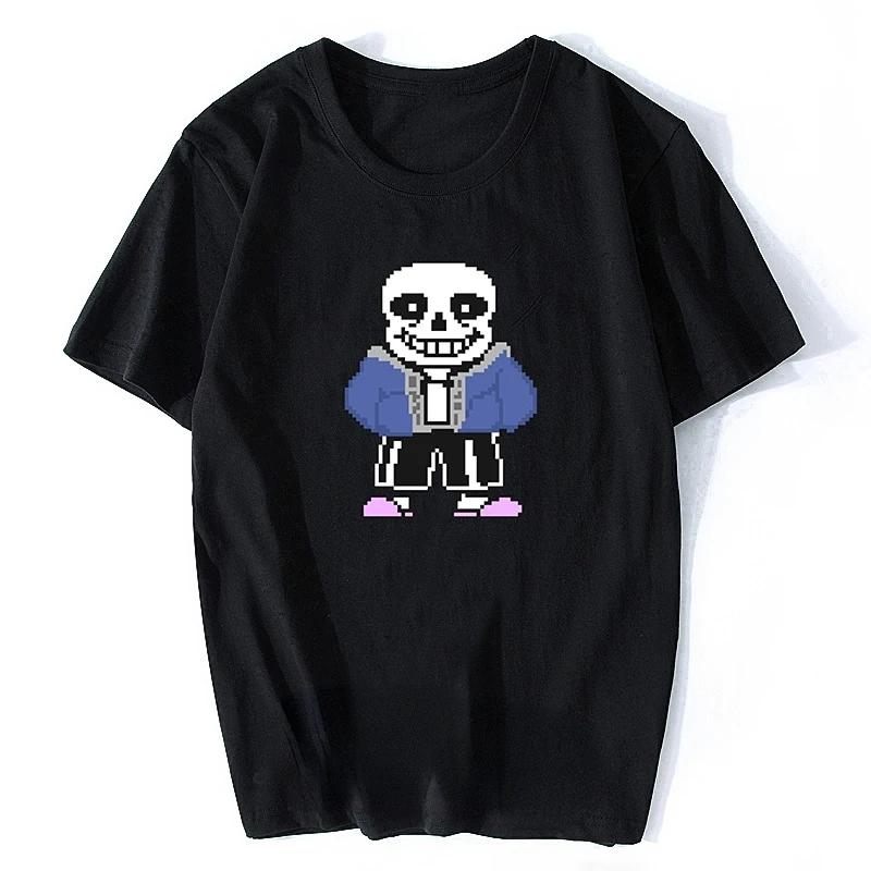 Game Undertale TShirt Skull Brother Sans  Papyrus Printed Tshirts T Shirt Short Sleeve Tees ONeck MenMale Summer Tops