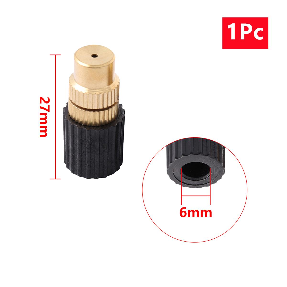 

Hanging Adjustable Brass Mist Nozzle Kit Garden Irrigation 4/5/6/7-Nozzles Sprayer with Anti-Drip Device Heavy Hammer 1/5/10Sets