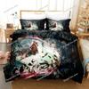 3D Printed Anime The OVERLORD Bedding Set Boys Girls Twin Queen Size Duvet Cover Pillowcase Bed Kids Adult Home Textileextile