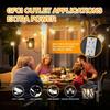 Dusk to Dawn Outdoor Lights with Built-in Sockets, Waterproof and Rustproof Aluminum Outdoor Lights with GFCI Sockets