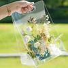 Reusable Waterproof Gift Bag Clear Flower Bouquet Bags Rose Package for Shopping and Gatherings Carry Your Presents