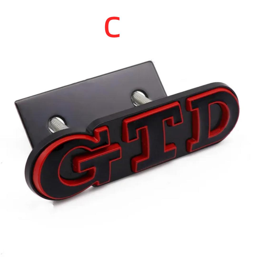 

1 шт. 3D металлическая передняя решетка автомобиля GTD логотип задний багажник гольф эмблема значок для V/olkswagen V/WG/olf 4 5 6 7 7 MK4 MK5 MK6 MK7 MK8 Grille c