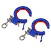 2PCS Cable Tray Roller Guide Thickened Nylon Stainless Steel Blue Adjustable Wire Threading Pulling Laying Pulley for