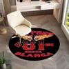 Gang Violence Motorcycle Enthusiasts Hells Angels Motorcycle Club Circular Carpet Is Soft, Home, Bedroom, Door Mat Decoration, and Non Slip Carpet E3