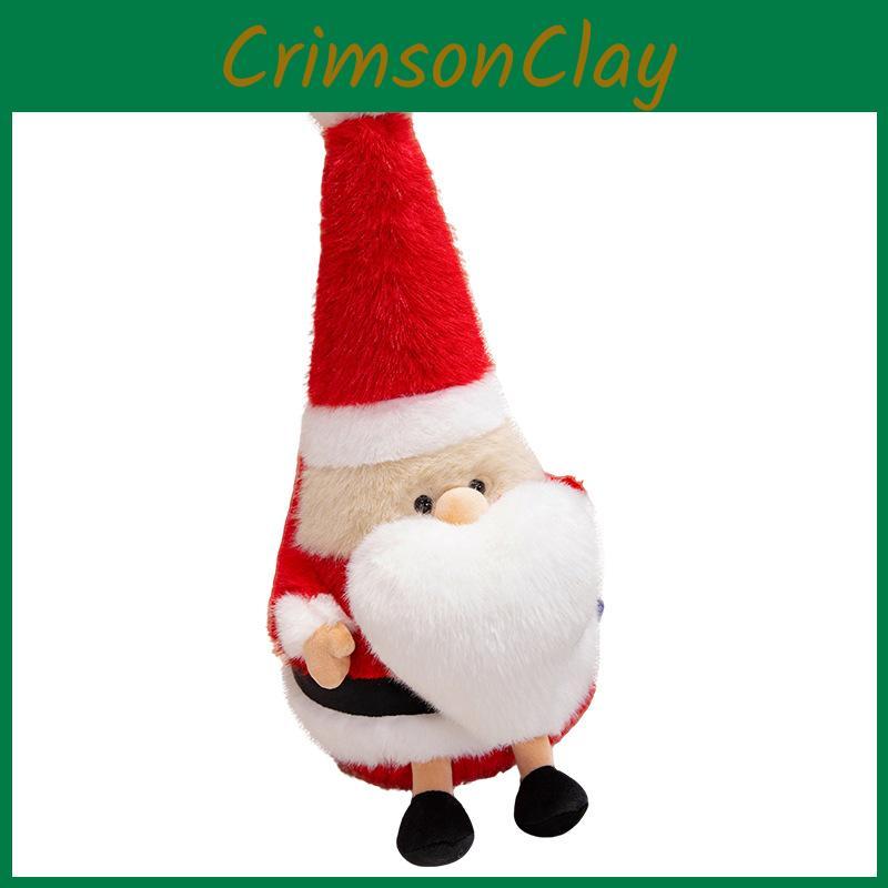Santa Christmas Claus Plush Toy With Pp Cotton For Holiday Gift Room Decoration