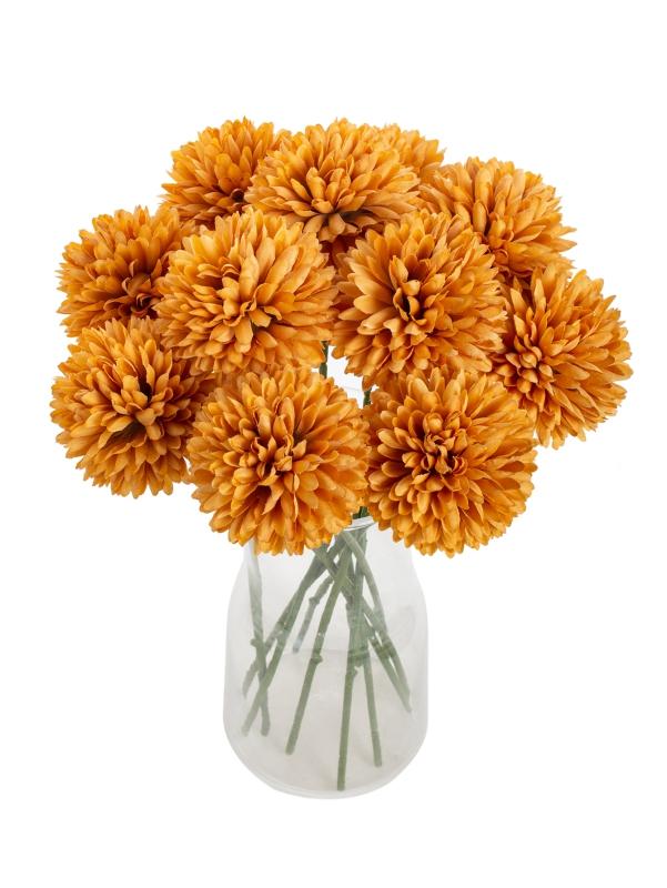 10/20PCS Artificial Flower Silk Dandelion HydrangeaHomeRoom Wreaths Wedding Bouquet Bridal Festival Party Yard Accessories Decor