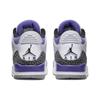 Baskets Homme Air Jordan 3 Retro Dark Iris Blanc Noir Gris Ciment CT8532-105