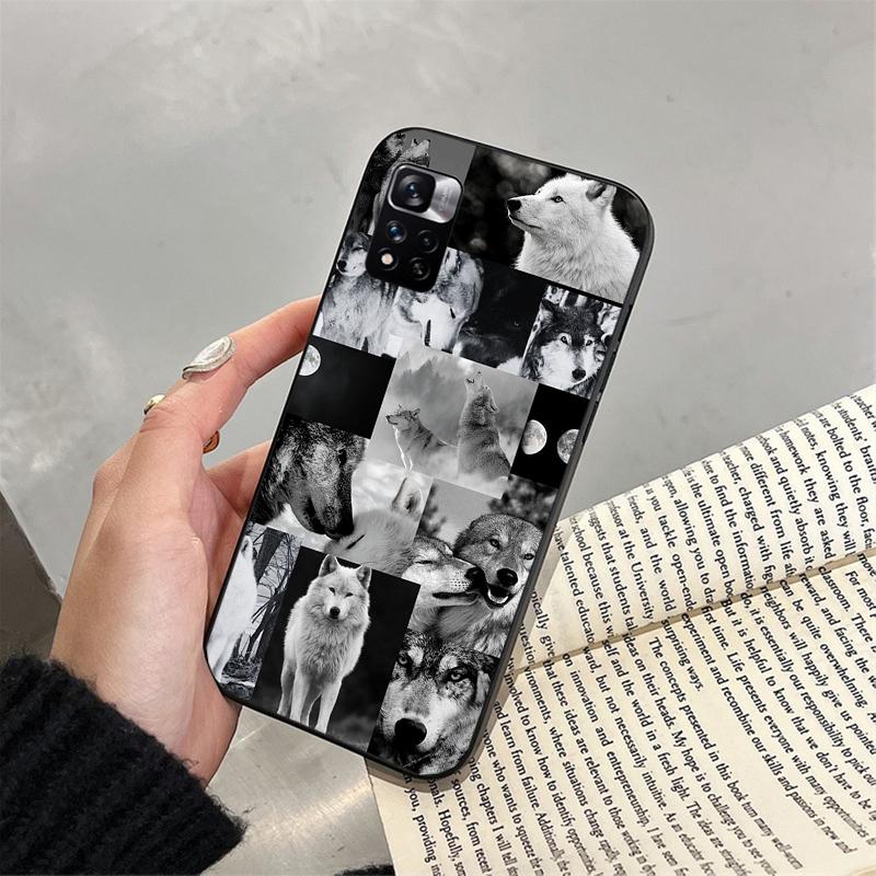 

Phone Case For Xiaomi Redmi note 14 Pro 14 13 12 11 10 Pro 14S 12S 11S Redmi 14C 13C 10 Animal Wolf Redmi Note 12 Pro 4G
