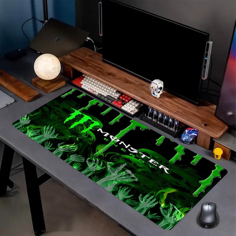 Podložka pod myš s potiskem Monster Energy, Protiskluzová podložka na plochu pro klávesnici, pro PC Laptop Herní Pracovní Denní Použití, Skvělý Festivalový Narozeninový Dárek