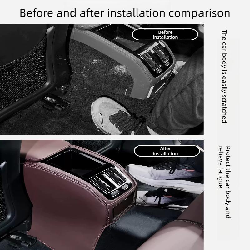 For Volvo S90 2026 Rear Discharge Trend Anti-kick Pad Original Car Color Protective Pad Car Interior Modification Supplies Tools