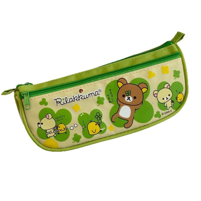 Japanische Niedliche San-x Easy Bear Kleeblatt Bedruckte Federtasche Cartoon Hohe Schönheit Lernbedarf Aufbewahrungstasche