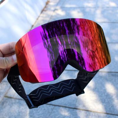 Cylindrical Double-Layer Anti-Fog Ski Goggles for Myopia & Snow Blindness Protection